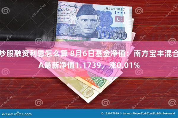 炒股融资利息怎么算 8月6日基金净值：南方宝丰混合A最新净值1.1739，涨0.01%