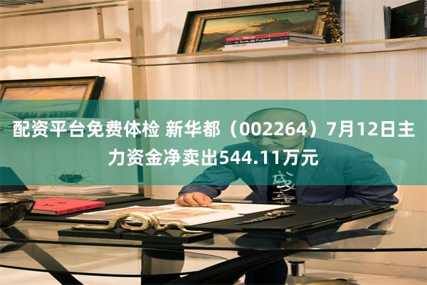 配资平台免费体检 新华都（002264）7月12日主力资金净卖出544.11万元