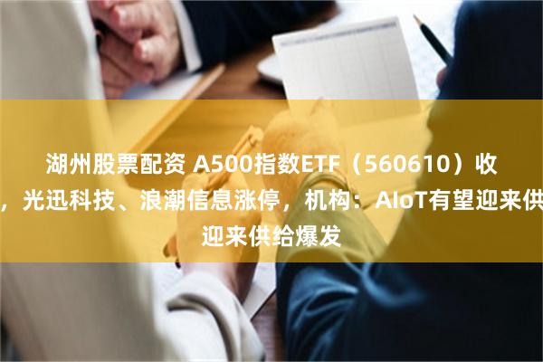 湖州股票配资 A500指数ETF（560610）收盘飘红，光迅科技、浪潮信息涨停，机构：AIoT有望迎来供给爆发